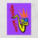 Search for saxes postcards Jazz