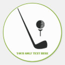 Search for black club stickers Golfer