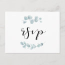 Search for wedding rsvp response postcards Watercolor