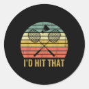 Search for funny badminton stickers Competition