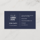 Search for navy business cards Corporate