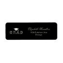 Search for silver graduation return address labels Black