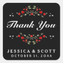 Search for black white red wedding stickers Roses