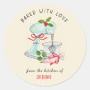 Search for christmas cake stickers Baked with love
