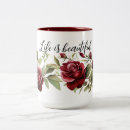 Search for romantic red roses mugs Flowers