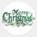 Search for merry christmas words stickers Typography