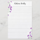 Search for lined floral stationery paper Feminine