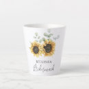 Search for sunflower floral mugs Rustic