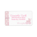 Search for pink carriage return address labels Stroller