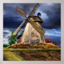 Search for dutch landscape posters Windmill