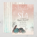 Search for under the sea sweet 16 invitations Teal