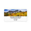 Search for blue mountain return address labels Nature photography