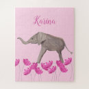 Search for wildlife puzzles Watercolor