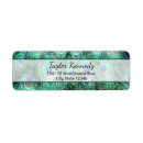 Search for peacock bird return address labels Watercolor