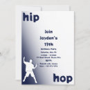 Search for hip hop birthday invitations Boys
