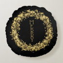 Search for gold star cushions Black and gold