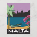 Search for malta postcards Illustration