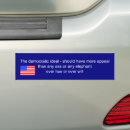 Search for democracy bumper stickers Political