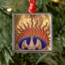 Search for phoenix bird christmas tree decorations Flames