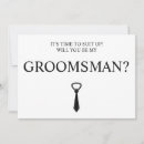 Search for groomsman cards Time to suit up