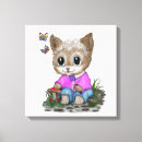 Search for kitty canvas prints Retro