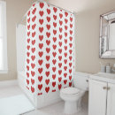 Search for cute shower curtains Red and white