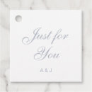 Search for wedding favour tags Dusty blue