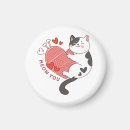 Search for cute valentines day magnets Kitten