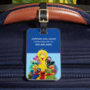Search for bert and ernie luggage tags Grover