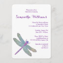 Search for dragonfly baby shower invitations Purple
