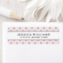 Search for polka dot wedding return address labels Bridal shower