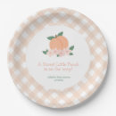 Search for sweet as a peach plates Gingham