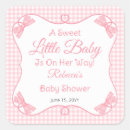 Search for baby girl shower invitation stickers For her