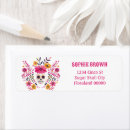 Search for sugar skull return address labels Cinco de mayo
