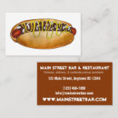 Search for hot dog business cards Food