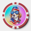 Search for memorial poker chips Red white blue