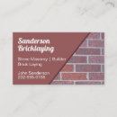 Search for bricklayer business cards Brickwork