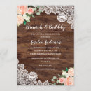 Search for rustic brunch and bubbly invitations Wood