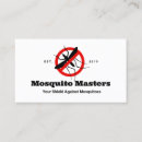 Search for mosquito business cards Pest control