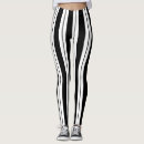 Search for stripes leggings Black and white