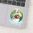 Search for cute funny pugs stickers Humor