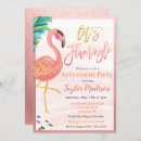 Search for watercolor flamingo invitations Luau