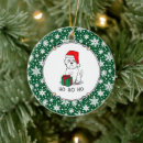 Search for westie christmas tree decorations Santa