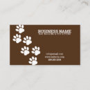 Search for brown business cards Pet sitter