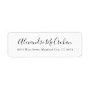 Search for business return address labels Typography