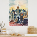 Search for skyscraper building city skyline posters Empire state building