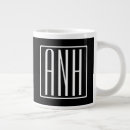 Search for bold font mugs Black and white
