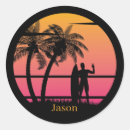 Search for surfing lover stickers Beach