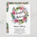 Search for hibiscus flower bridal shower invitations Bride