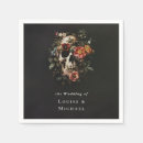 Search for halloween wedding napkins Gothic